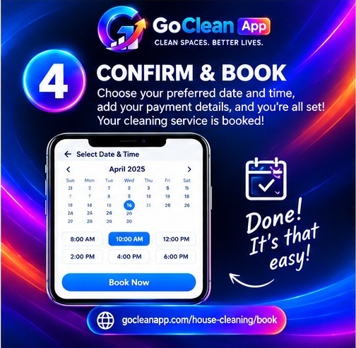 Step 4: confirm and book
